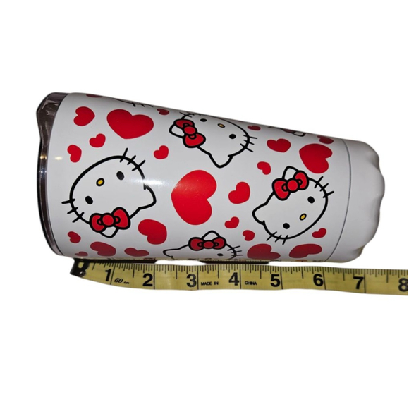 Sanrio Hello Kitty Valentine's Day 2023 Insulated Tumbler Cup w/Lid NEW - Picture 6 of 9